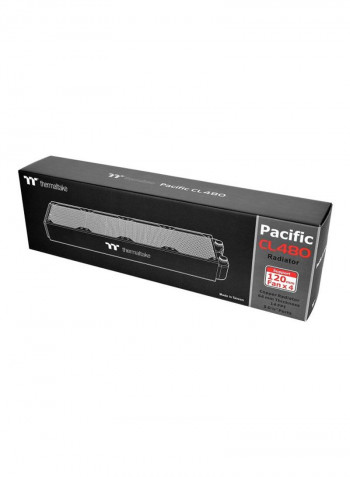 Pacific Liquid Cooling CL480 Radiator 22x6.5x3.8inch Black