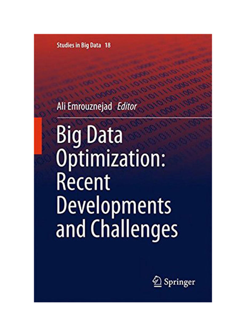 Big Data Optimization: Recent Developments And Challenges Hardcover