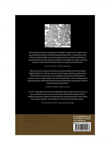 Mints And Money In Medieval England Hardcover