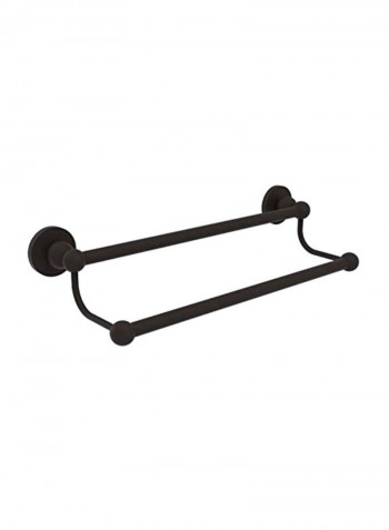 Bolero Collection Double Towel Bar Black 24inch