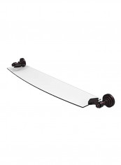 Dottingham Collection Glass Shelf Clear/Brown 18inch