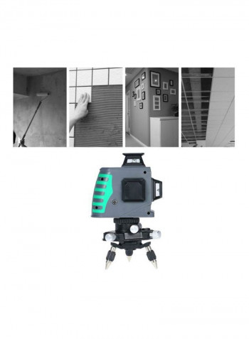 12-Line Touch Control Laser Beam Level Meter Green/Grey