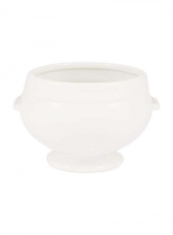 24-Piece Lion Head Bowl White 5.75x4.75x3.5inch