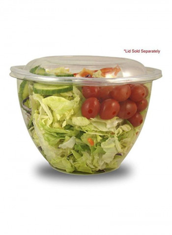 300-Piece Salad Bowls Clear 20.9x14.9x14.1inch