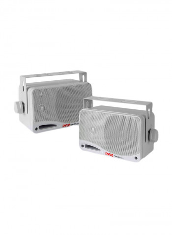 3-way Active Passive Outdoor Waterproof Bluetooth Speaker PDWR42WBT White