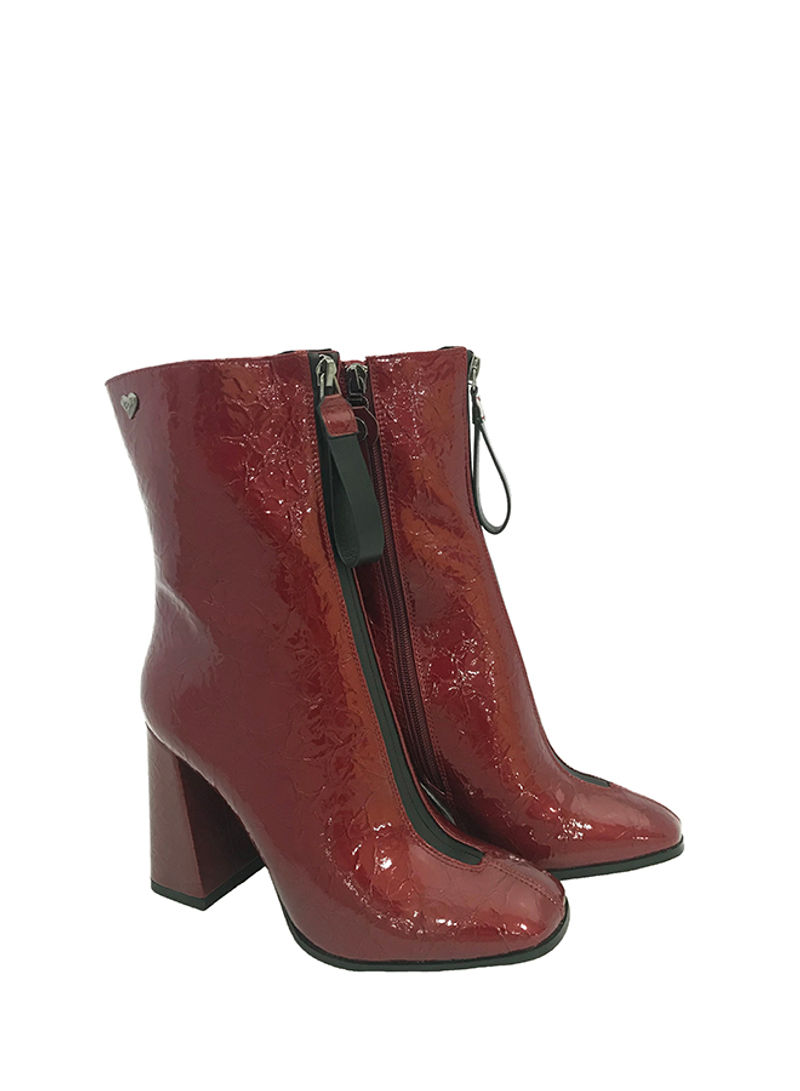 Comfortable Ankle Boots Red