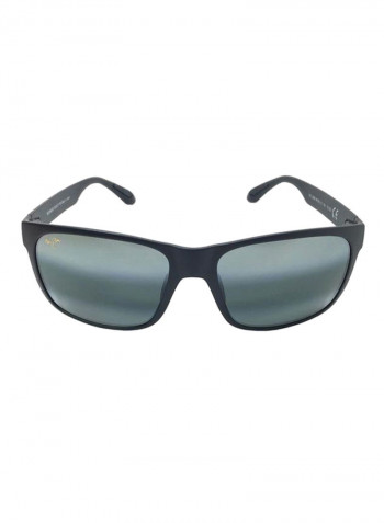 Rectangular Frame Sunglasses - Lens Size: 59 mm