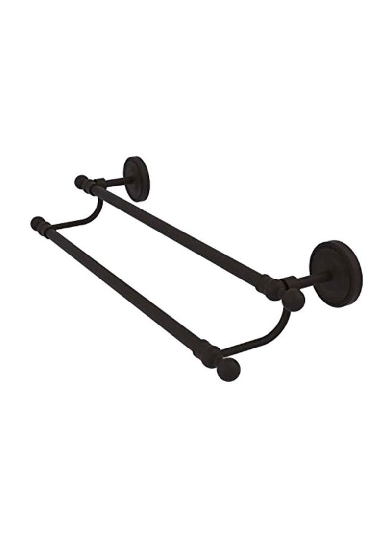 Regal Collection Double Towel Bar Black 18inch