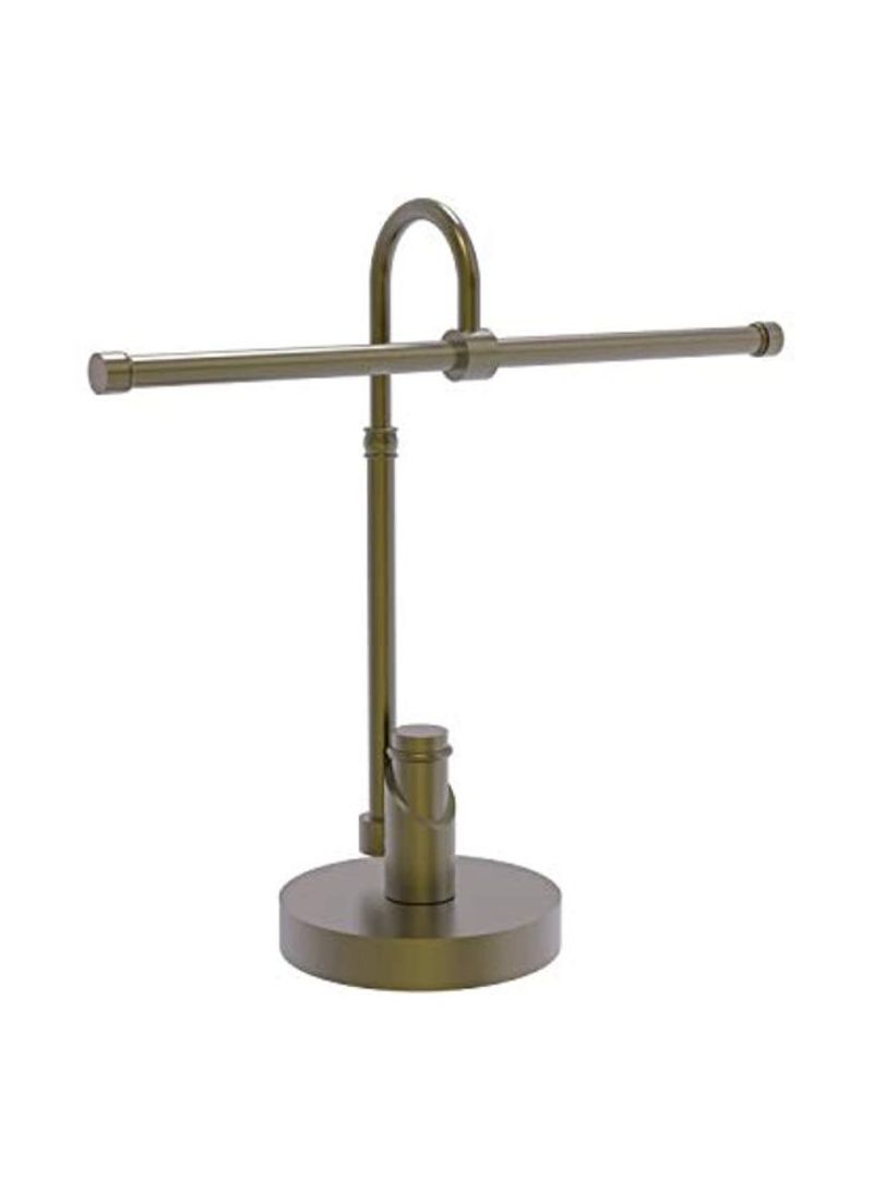 Tribecca Collection 2-arm Guest Towel Holder Gold