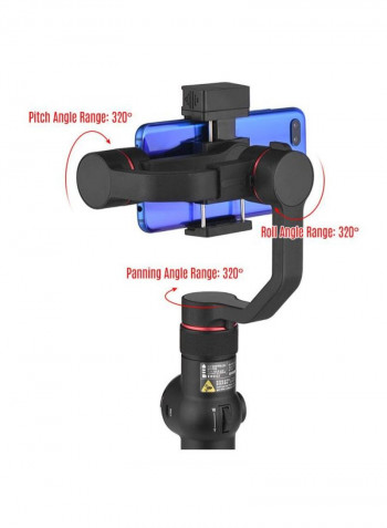 3-Axis Handheld Gimbal Stabilizer 42.6x17.1x 8centimeter Black