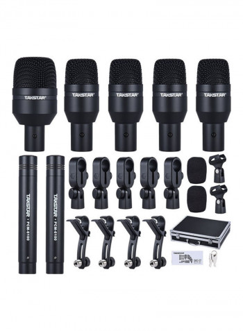 Professional Musical Instrument Wired Microphone Kit