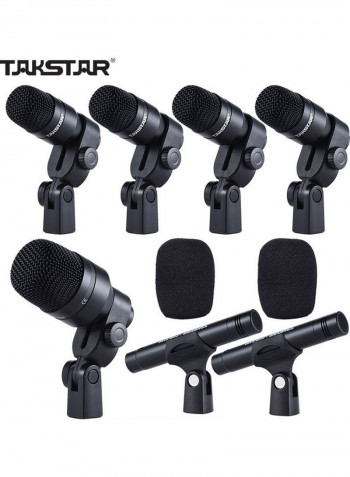 Professional Musical Instrument Wired Microphone Kit