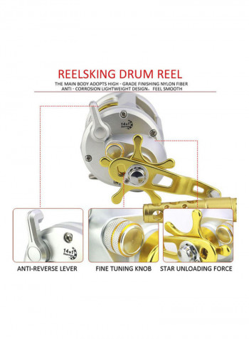 Trolling Fishing Reel 21x21x21cm