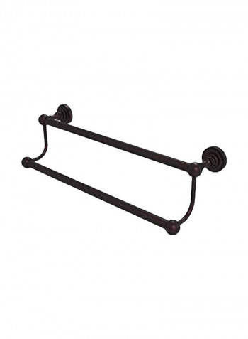 Double Towel Bar Black 18inch