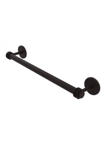 Satellite Orbit Two Collection Brass Towel Bar Brown 36inch