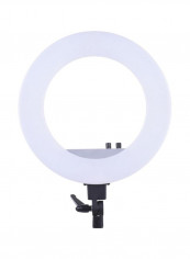 6-Piece LED Video Ring Photography Light Kit White/Black