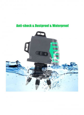 Touch Control Laser Beam Level Meter Green/Grey