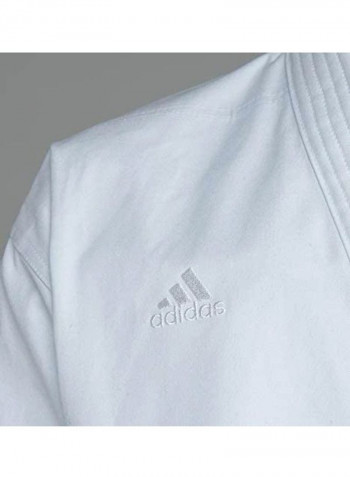 Yawara European Cut Karate Uniform - White, 150cm 150cm