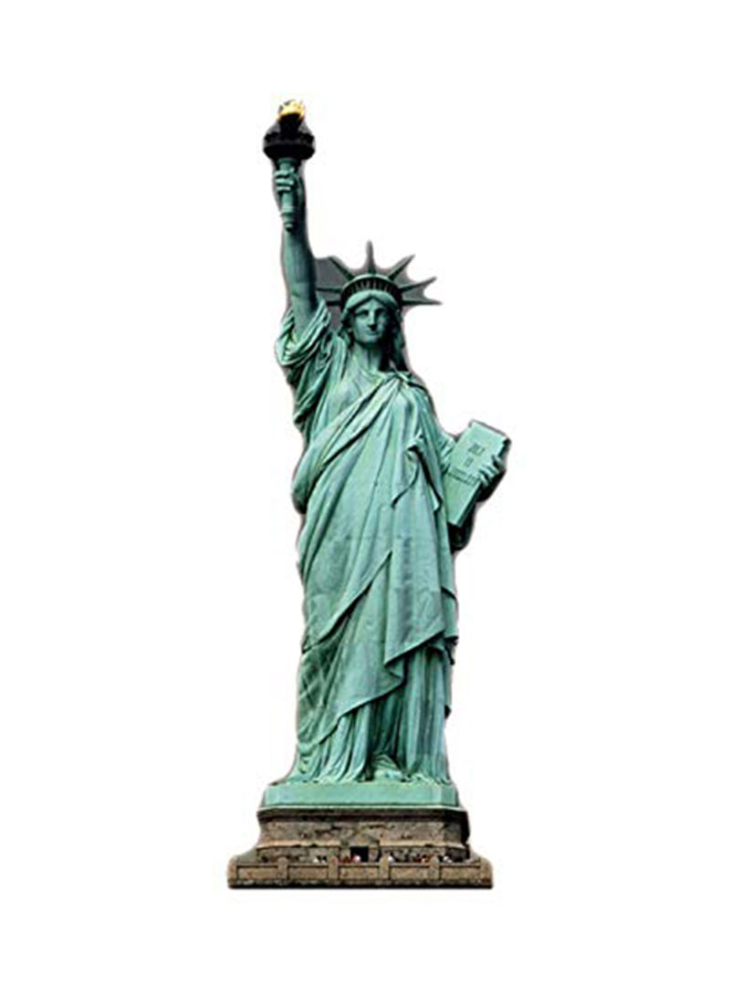 Cardboard Life Size Statue Of Liberty Standup Multicolour 73X12X34inch