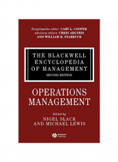 The Blackwell Encyclopedia Of Management: Operations Management Hardcover