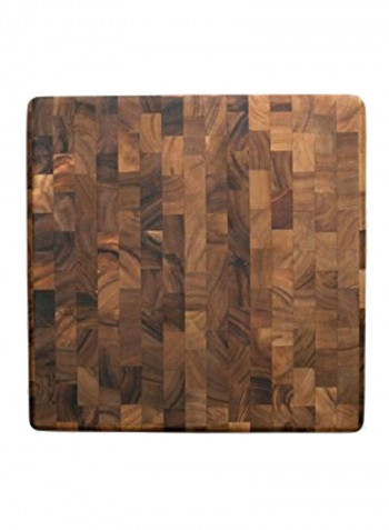 Charleston Cutting Board Brown 14x14x1.25inch