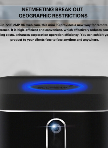 Atom Cherry Trail X5-Z8300 Intel HD Graphics Mini PC Desktop Black