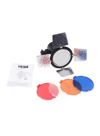 LED Video Light Shoot With Colour Plate Multicolour