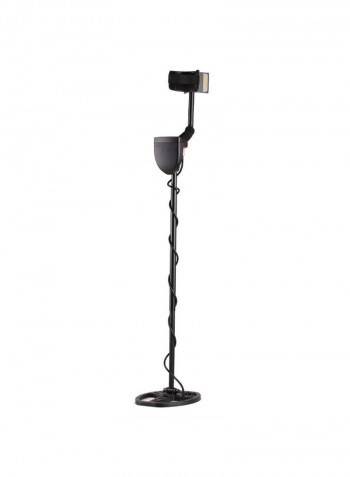 Professional LCD Display High Sensitivity Underground Metal Detector With Earphone Black