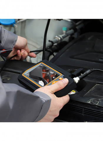8.5mm Industrial Endoscopes with 4.3 Inch IPS Screen 1080P High Definition Borescope Inspection Camera with 8 Adjustable LEDs Lights IP67 Waterproof Lens For Pipe Drain Sewer Plumbing Vent Sewer Inspections 21.0 x 13.0 x 7.0cm black