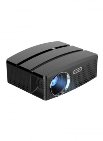 LED Portable Home Projector M224 Black