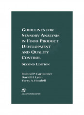 Guidelines For Sensory Analysis In Food Product Development And Quality Control Paperback 2