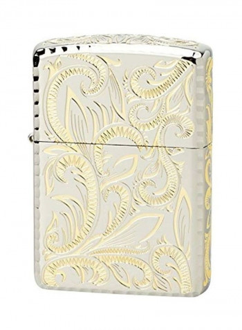 Armor Case Gold Plating 5-Sides Etching Oil Lighter