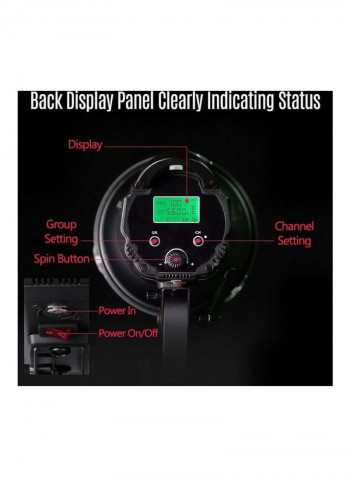 LED Video Light for Photography Black/White
