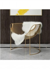 Nordic Iron Creative Office Chair Gold 50x40x75cm