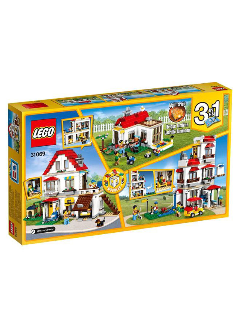 728-Piece Creator Modular Family Villa Building Toy Set