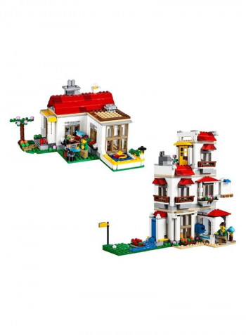 728-Piece Creator Modular Family Villa Building Toy Set