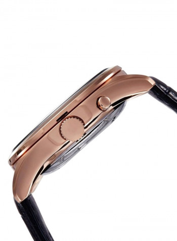 Men's Leather Analog Watch SRN062P1