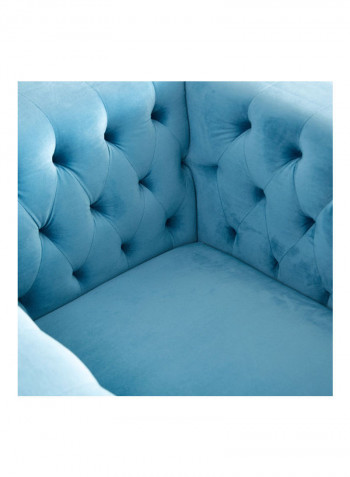 1-Seater Sofa With Cushion Blue