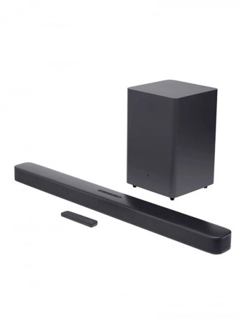 2.1 Channel Soundbar With Wireless Subwoofer Black