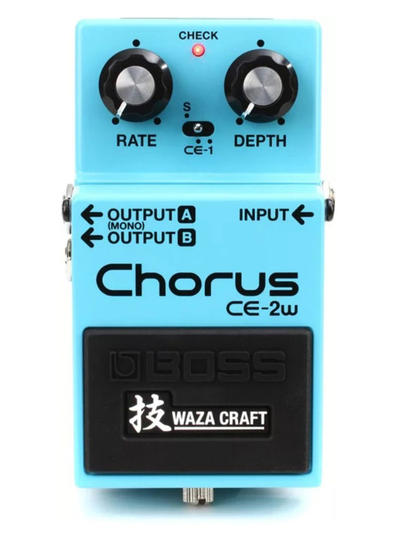 Waza Craft Chorus Pedal CE-2W Blue/Black
