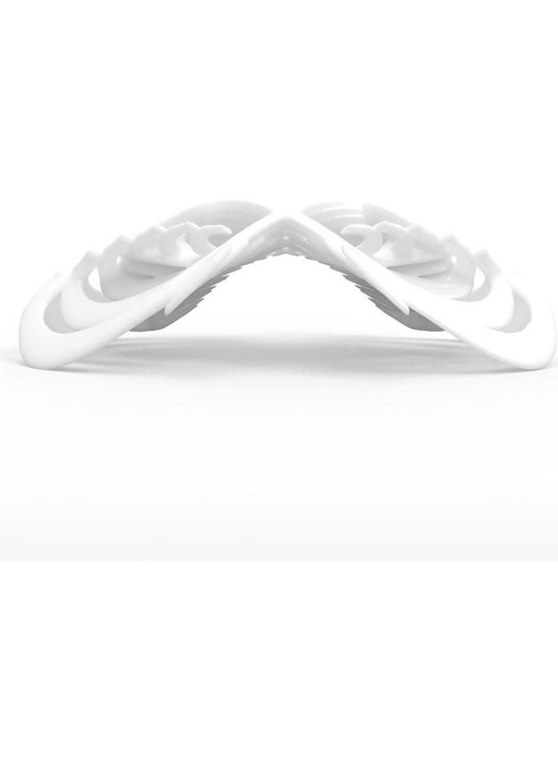 3D Artistic Eye Pattern Sculpture White