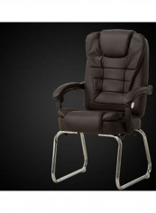 Comfortable Office Chair with Anti-slope Cushion Black