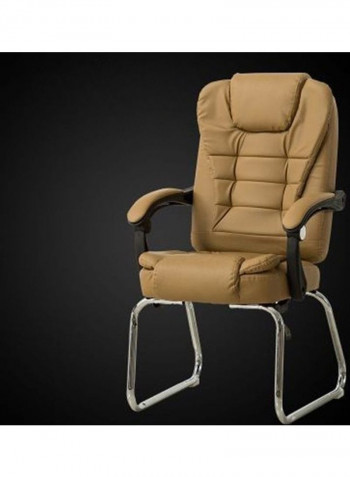 Comfortable Office Chair with Anti-slope Cushion Khaki