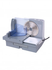 Electric Meat Slicer with Stainless Steel Blade Grey/Silver