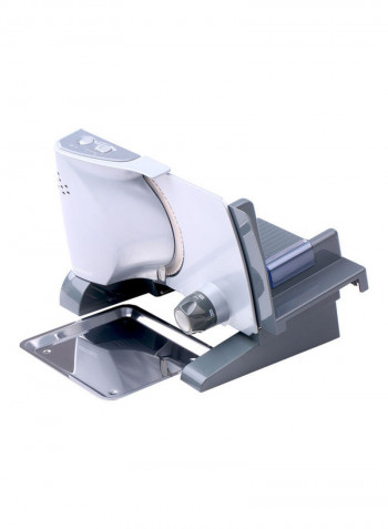 Electric Meat Slicer with Stainless Steel Blade Grey/Silver