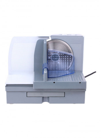 Electric Meat Slicer with Stainless Steel Blade Grey/Silver