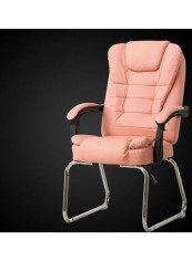 Modern Simple Computer Chair Purple/Silver