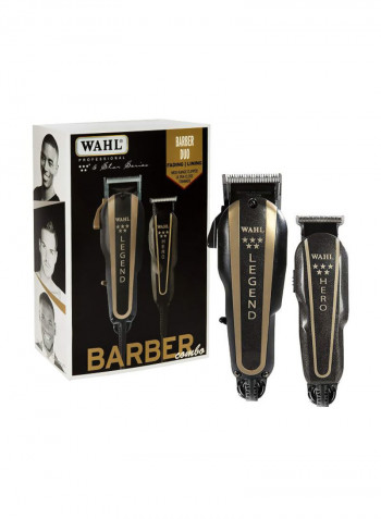 5-Star Barber Combo Set Black/Beige