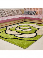 Rectangle Floral Print Simple Rug Multicolour 120x160centimeter