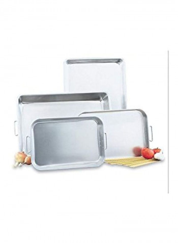 Roast And Bake Pan Silver 25.75x23.75x3.56inch